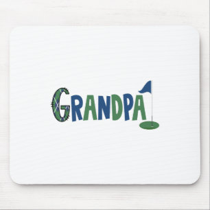 Grandpa Of The Birthday Boy Hole In One Golf Sport Mouse Mat