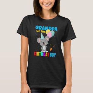 Grandpa Of The Birthday Boy Koala Bear Family Koal T-Shirt
