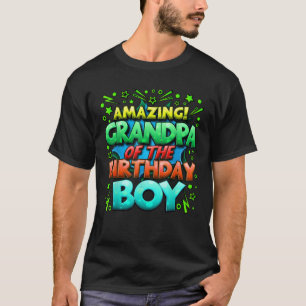 Grandpa of the Birthday Boy Matching Family Grandp T-Shirt