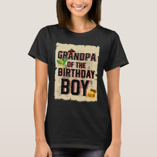 Grandpa Of The Birthday Boy Pirate Theme 5th Bda T-Shirt