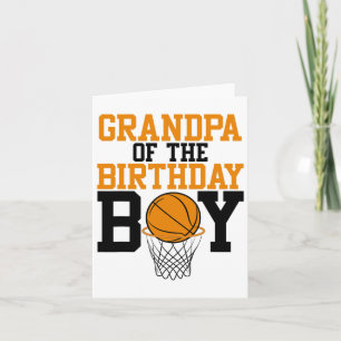 Grandpa Of The Birthday Boy Sketll Family Birthday Card