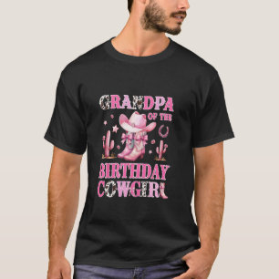 Grandpa Of The Birthday Cowgirl Rodeo Party B-day T-Shirt