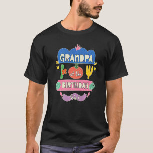 Grandpa Of The Birthday Girl Garden Theme Matching T-Shirt