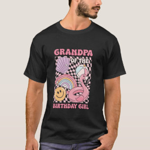 Grandpa of the Birthday Girl Pool Party Family Par T-Shirt