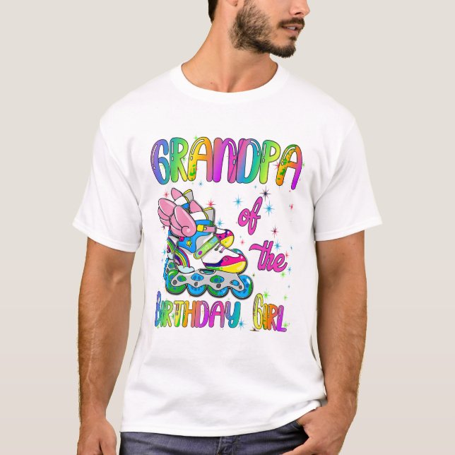 Grandpa of the Birthday girl T-Shirt (Front)