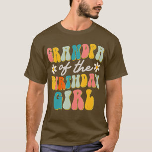 Grandpa Of The Birthday Girl Themed Papa T-Shirt