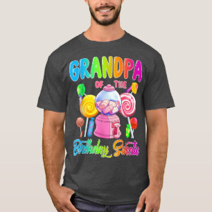 Grandpa of the Birthday Sweetie Candy Girl Matchin T-Shirt