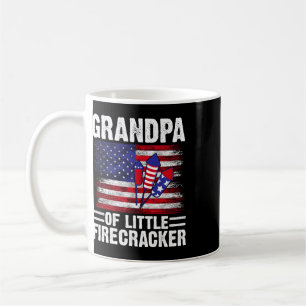 Grandpa Of The Little Firecracker 4th Of July Gran Coffee Mug