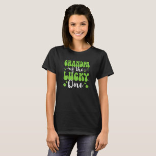 Grandpa Of The Lucky One First Birthday St Patrick T-Shirt