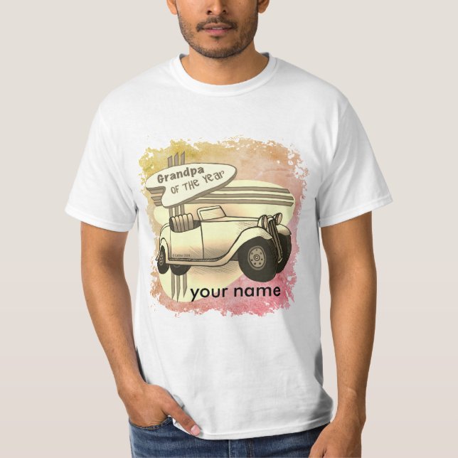 Grandpa Of The Year  T-Shirt (Front)