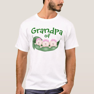 Grandpa of Triplet Girls T-Shirt