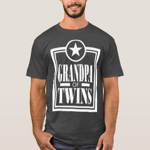 Grandpa Of Twins Grandfather Gift T-Shirt