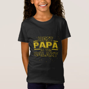 Grandpa Papa Gift Best Papa in the Galaxy T-Shirt