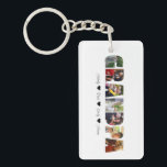 Grandpa Photo Collage Acrylic Keychain 7 Photos<br><div class="desc">This is a photo collage acrylic keychain that spells out the word GRANDPA along with a custom message. This is the perfect gift for any grandpa for father's day,  his birthday or Christmas.</div>