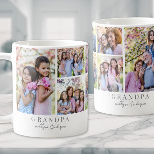 Grandpa Photo Collage Coffee Mug