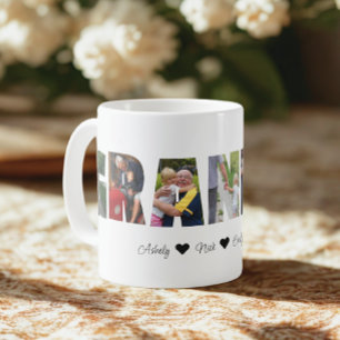 Grandpa Photo Collage Mug with 7 Photos