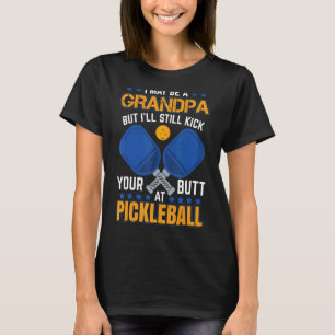 Grandpa Pickle Ball Player Men Retirement Pickleba T-Shirt
