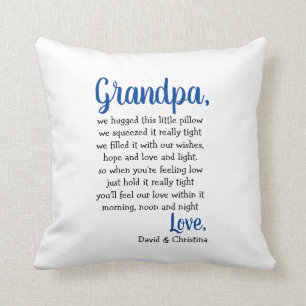Grandpa Pillow Personalised Grandfather Gift