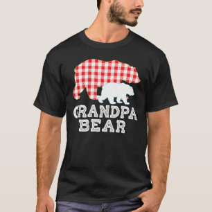 Grandpa Plaid Great Bear Daddy Grandpa Proud T-Shirt