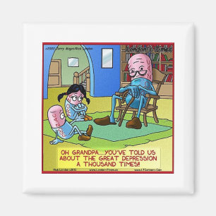 Grandpa Prozac Funny Gifts, Tees, Mugs, Cards Etc Magnet