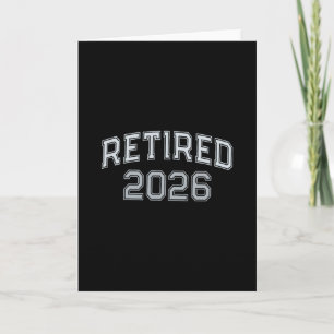 Grandpa Retired 2026 University I'm Done Father Ho Card