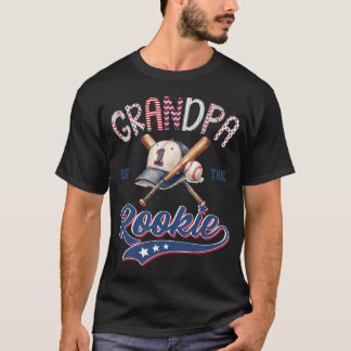 Grandpa Rookie Of The Year 1St Birthday Boy T-Shirt