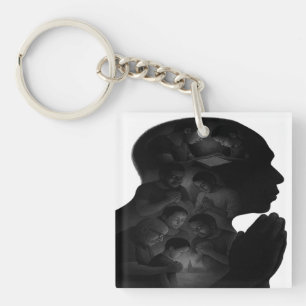 Grandpa’s Faith Journey Acrylic Keychain