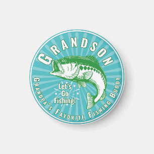 Grandpa’s Favourite Fishing Buddy Magnet