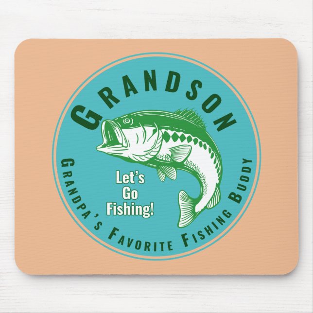 Grandpa’s Favourite Fishing Buddy Mouse Mat (Front)