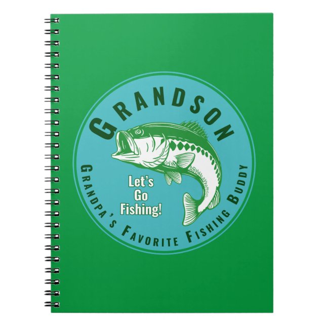 Grandpa’s Favourite Fishing Buddy Notebook (Front)