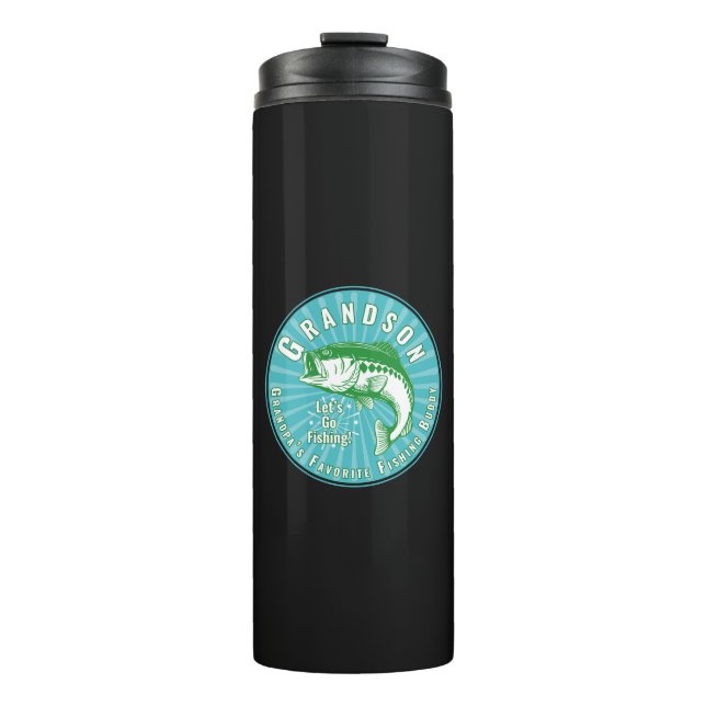 Grandpa’s Favourite Fishing Buddy Thermal Tumbler (Front)