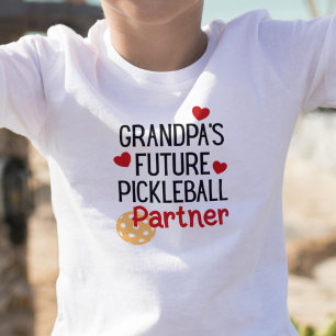 Grandpa’s Future Pickleball Partner Grandchild Toddler T-Shirt