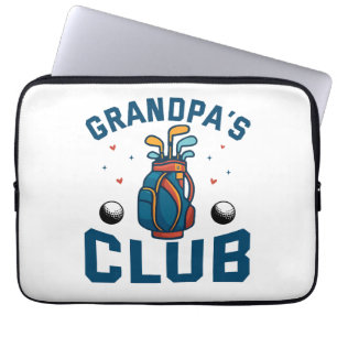 Grandpa’s Golf Club Gift Funny Laptop Sleeve