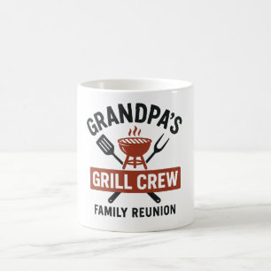 Grandpa’s Grill Crew Family BBQ Reunion Shirt Coffee Mug