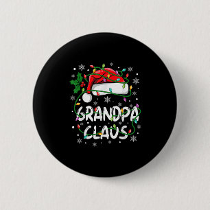 Grandpa Santa Claus Family Christmas Squad Crew Ma 6 Cm Round Badge