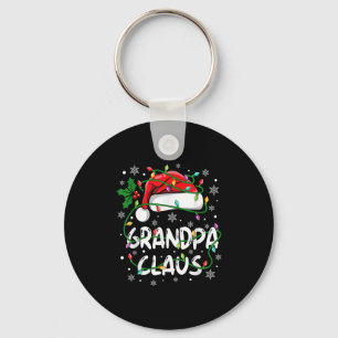Grandpa Santa Claus Family Christmas Squad Crew Ma Key Ring