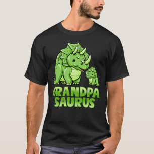 Grandpa Saurus Funny Grandpasaurus Dinosaur T-Shirt