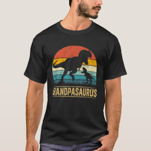 Grandpa Saurus T Rex Dinosaur Grandpasaurus Father T-Shirt