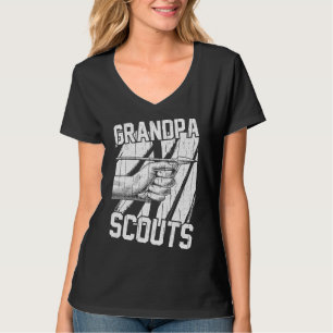 Grandpa Scouts Archer Arrows Bow Archery Grandda T-Shirt
