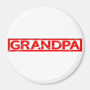 Grandpa Stamp Magnet