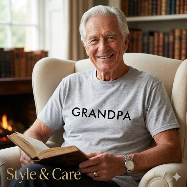Grandpa Statement T Shirt Customisable Text Design (Grandpa Statement T Shirt Customizable Text Design)