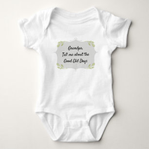 Grandpa Tell Me Baby Bodysuit