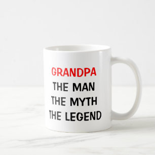 Grandpa the man myth legend mug