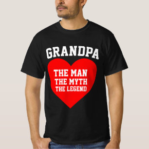 GRANDPA THE MAN MYTH LEGEND T-SHIRTS TEES