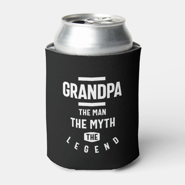 Grandpa The Man The Myth The Legend Can Cooler (Can Front)