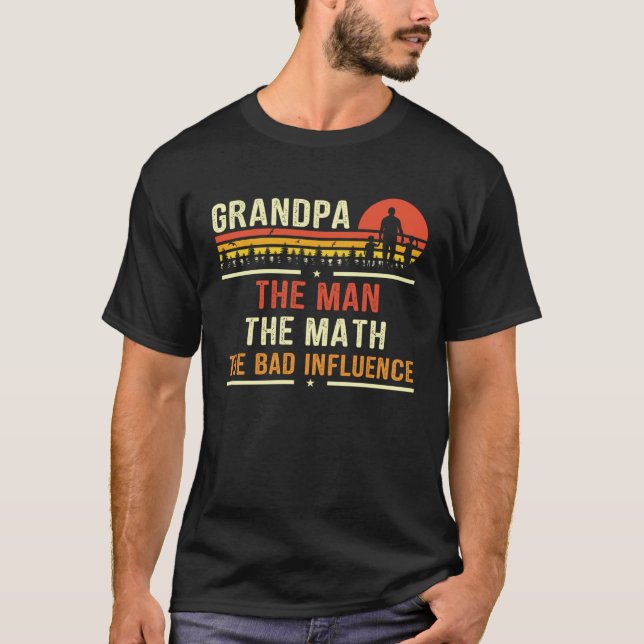 Grandpa The Man The Myth The Legend  for Grandfath T-Shirt (Front)
