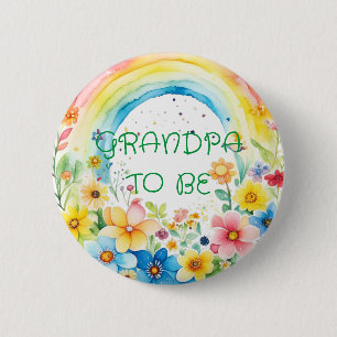 Grandpa to be Baby Shower Button