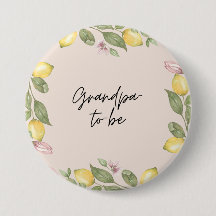Grandpa-to-be Button