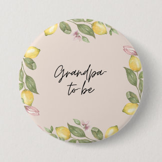 Grandpa-to-be Button