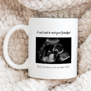 Grandpa to be Christmas Pregnancy Announcement Coffee Mug